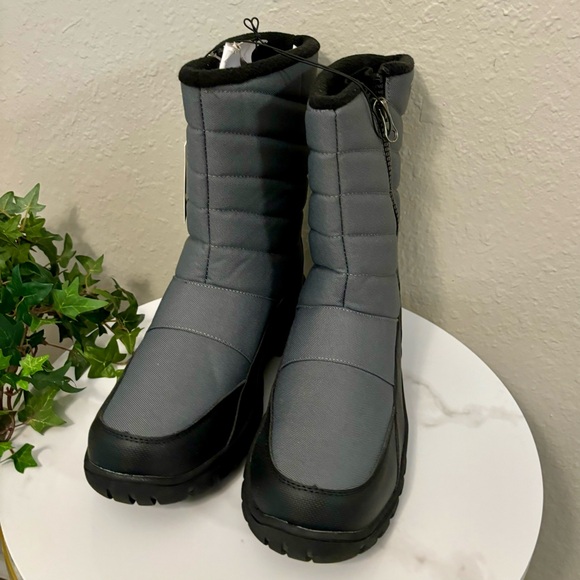mysoft Mens Winter Snow Boots Waterproof (Size-10) - Picture 3 of 7